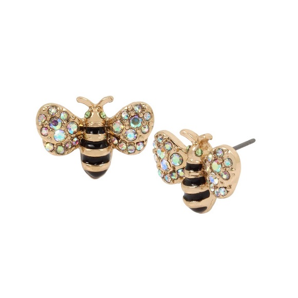 Betsey Johnson Jewelry - Betsey Johnson Bumble Bee Stud Earrings